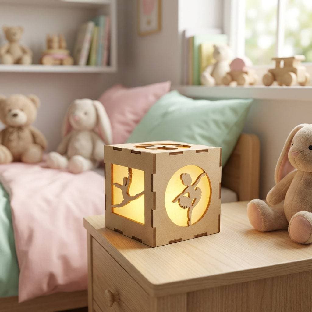 Kit 10 Luminarias Centro de Mesa de Bailarina Led Mdf 3mm Decoracao Festa Aniversario
