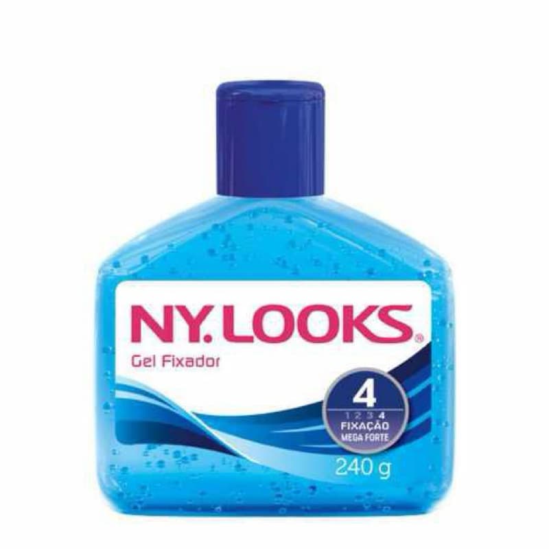 Gel Fixador NY Looks 240g Fixação Forte Kit 1 ou 2 Unidades Cabelo Masculino homens cuidados