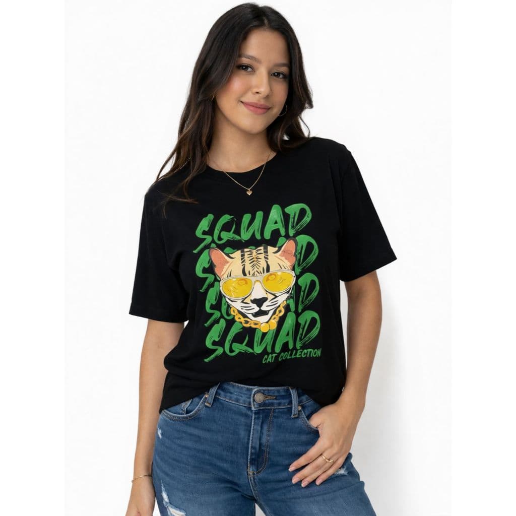 T-Shirt Feminina - Blusa Feminina - Blusa Básica Estampada - Camiseta Feminina