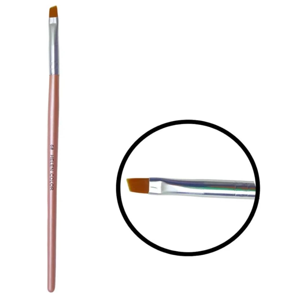 Pincel Língua De Gato 6# Helen Color Nail Designer
