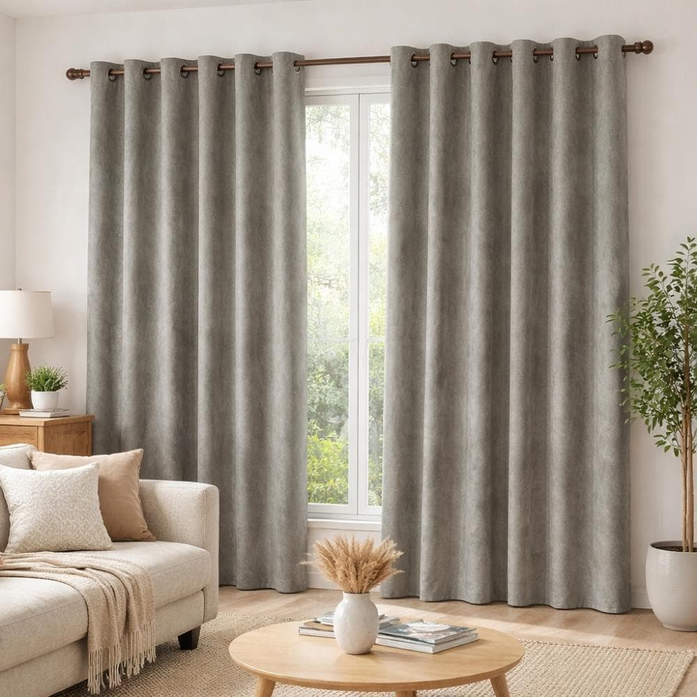 Cortina Suede Semi Blackout 2,80m x 1,70m Aveludada Elegante Reduz Luminosidade