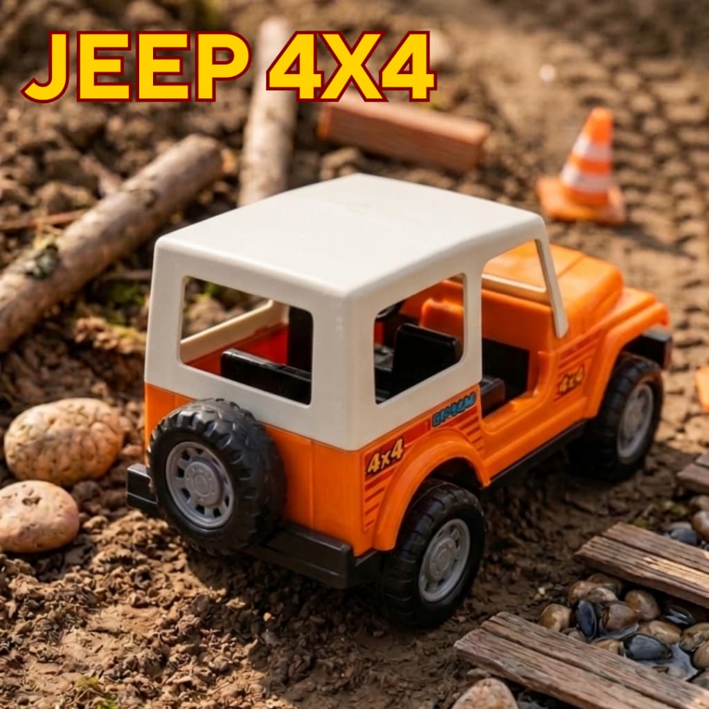 Carrinho GRANDE Brinquedo Jipe Trilha 4x4 Off Road