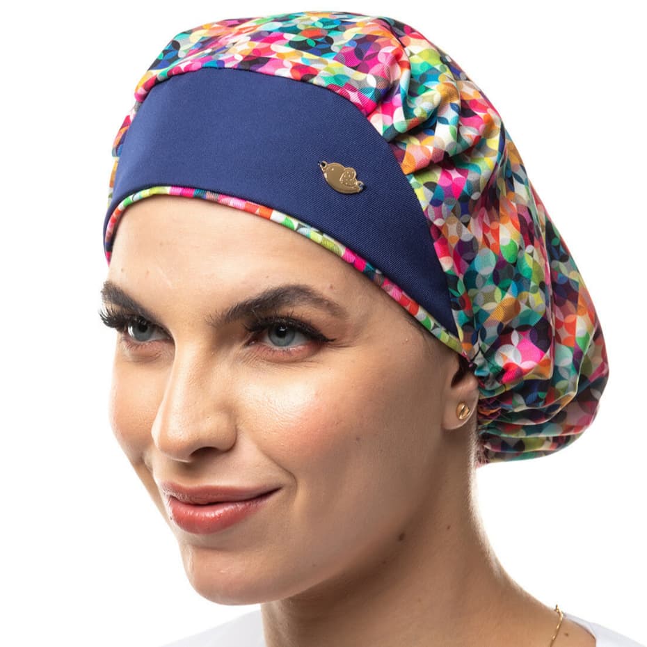Touca Cirúrgica Estampas Olho Grego e Vitral | Enfermagem e Hospitalar