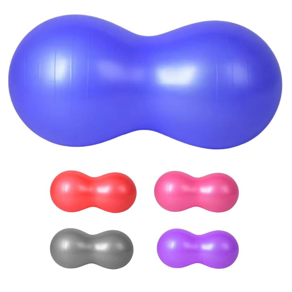 Bola Pilates Feijão 90x40 cm Resistente Pilates Sem Bomba