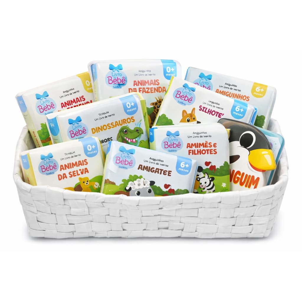 Promoção Atacado - Caixa Com 20 Livros De Banho Sortidos