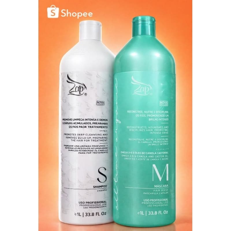 Kit ALL Time zap, Selagem Orgânica sem/F 2 passos