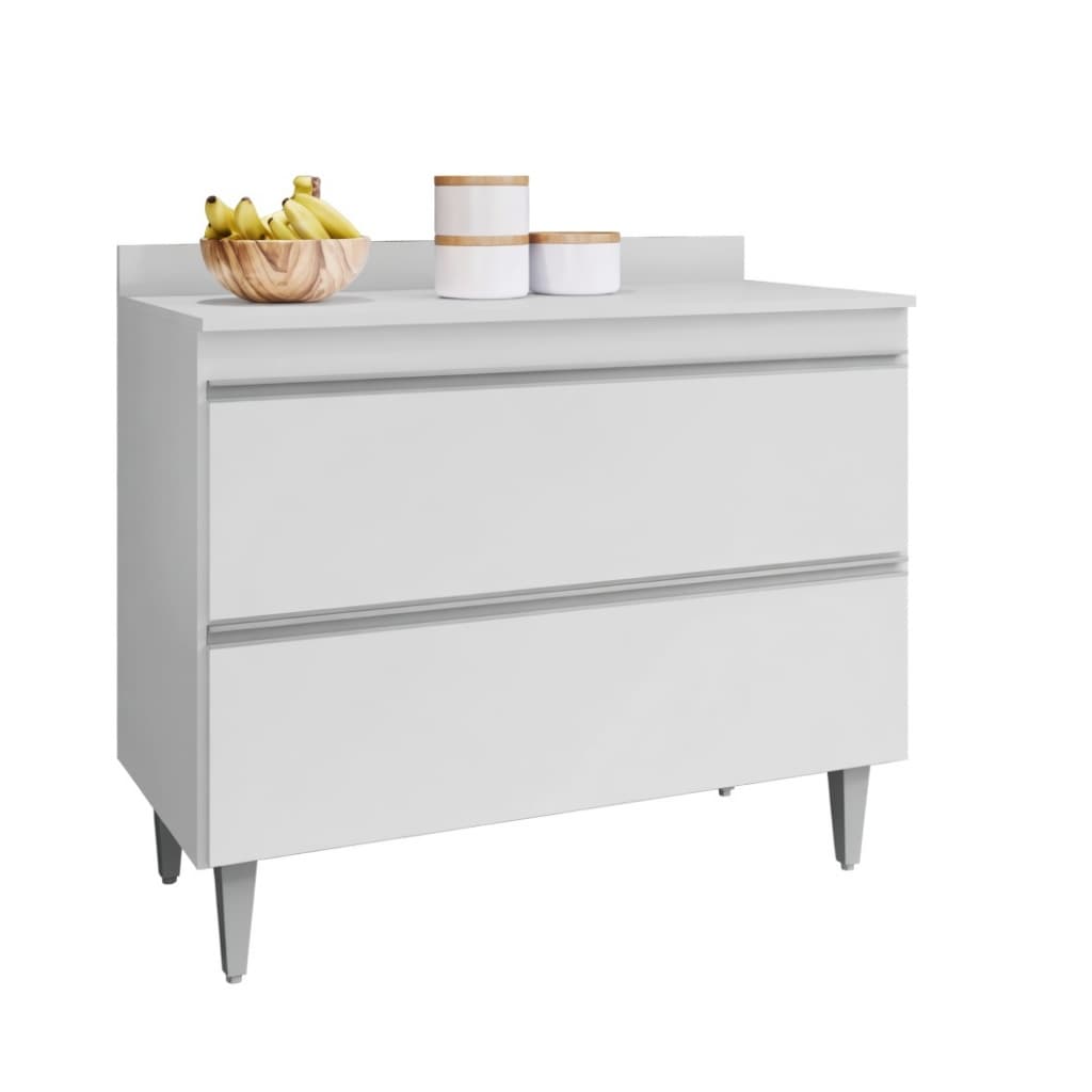 🔥PROMOÇÃO🔥Balcão para Pia Cozinha 1,00m| Design Moderno, Prático e Ideal para sua Cozinha| SEM TAMPO - Frete Grátis