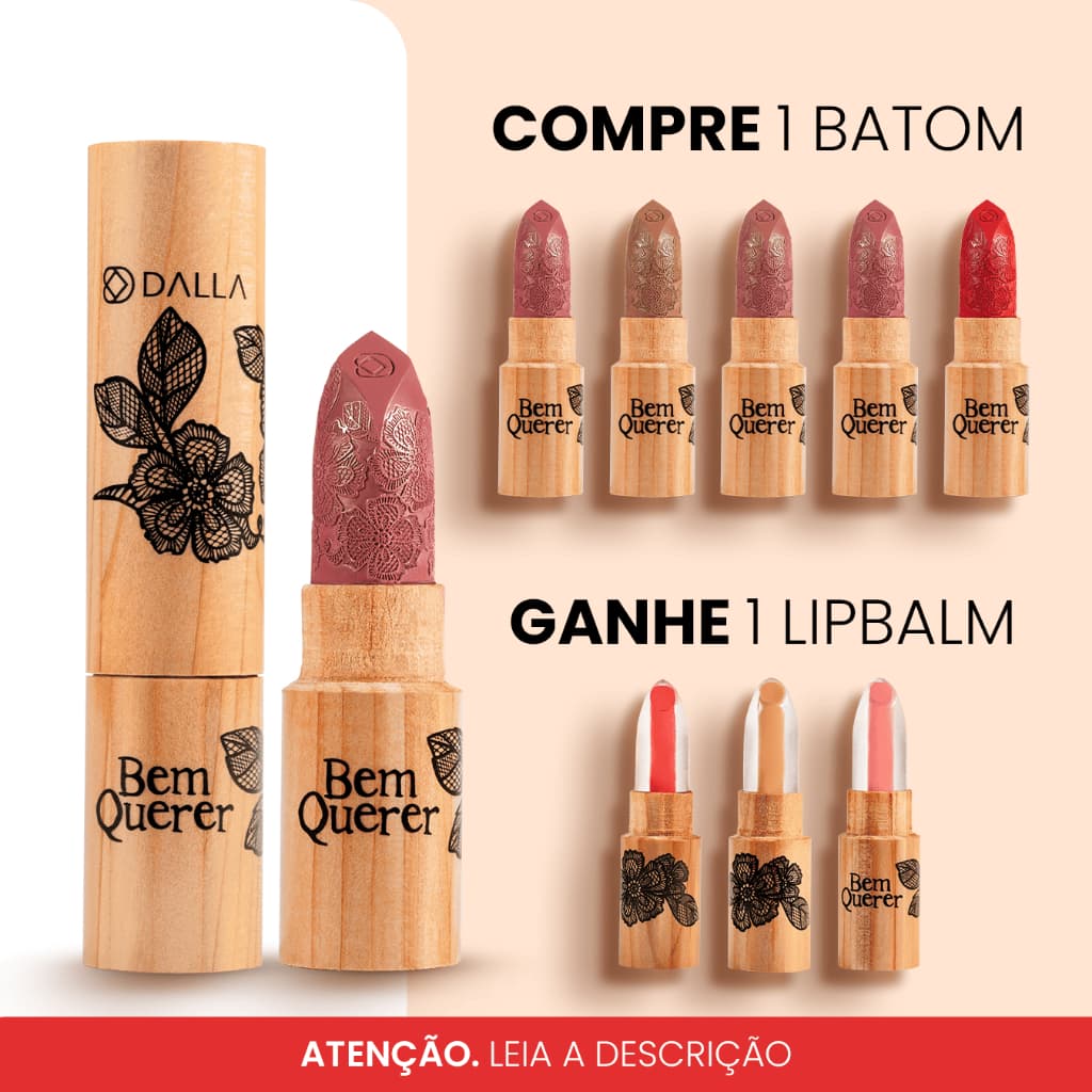 Batom Meu Dengo Bem Querer 3g Dalla
