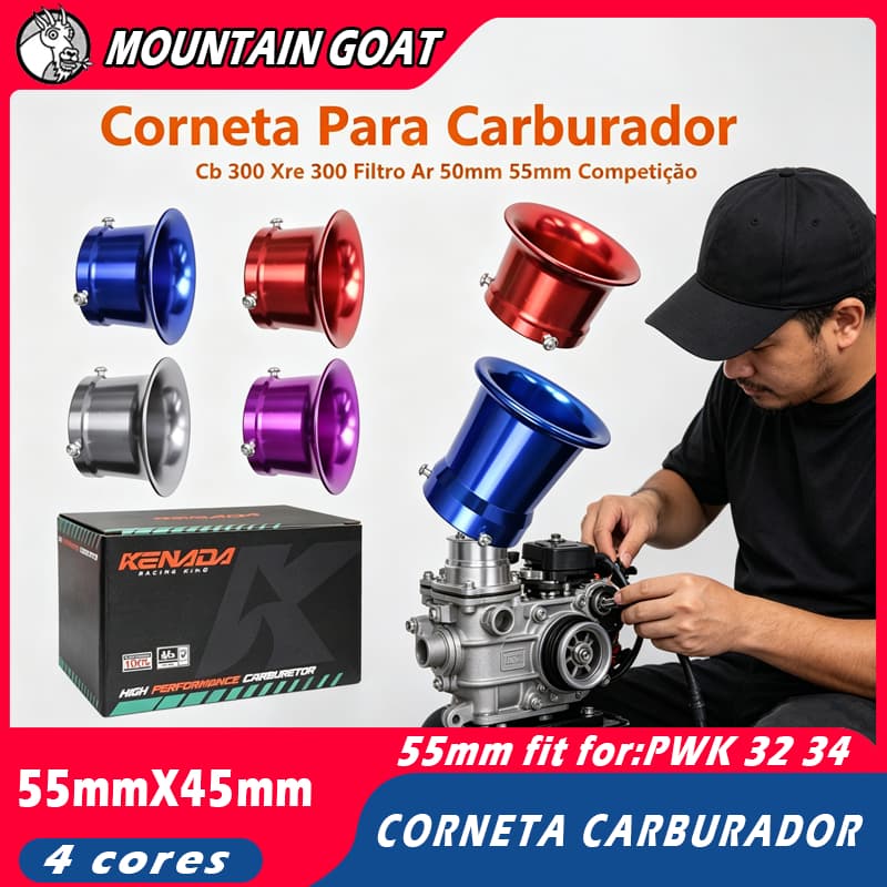 Corneta 55MM Corpo de Injeção TBI para CG Fan 150 Titan 125/150 Start 160 Substitui Carburador Acessório Moto