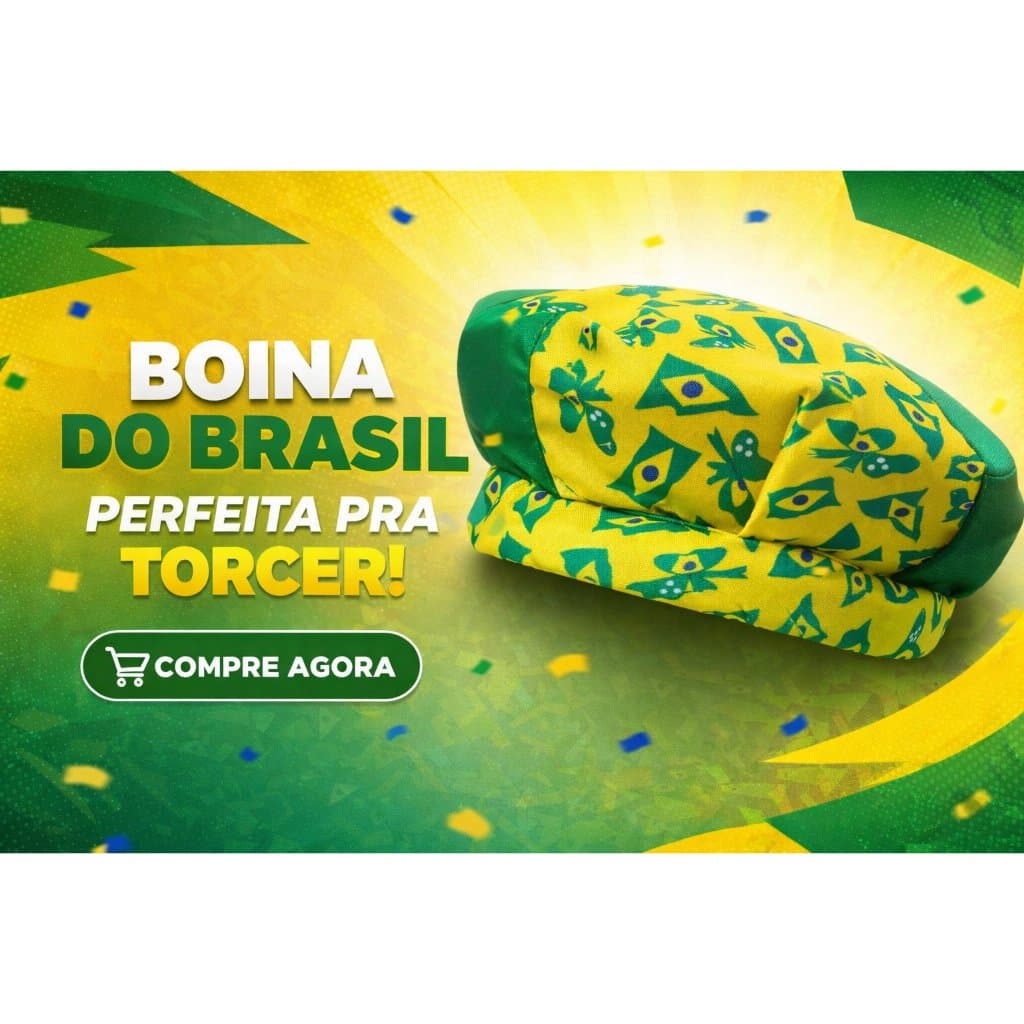 Boina do Brasil Copa – Estilo Torcedor, Conforto e Qualidade | Jogos