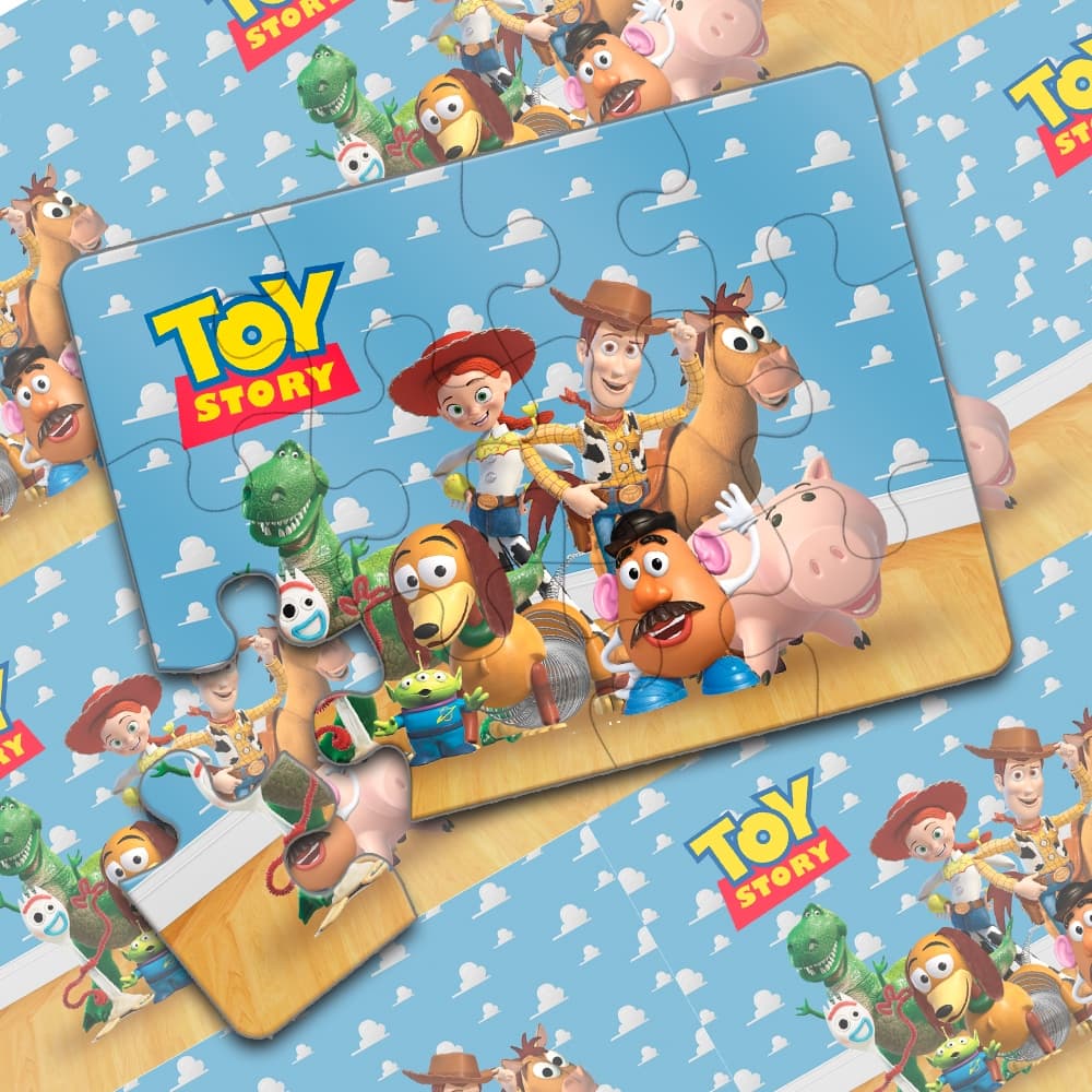 kit 10,20,30 Quebra Cabeça Infantil Lembrancinhas festa infantil Tema Toy Story