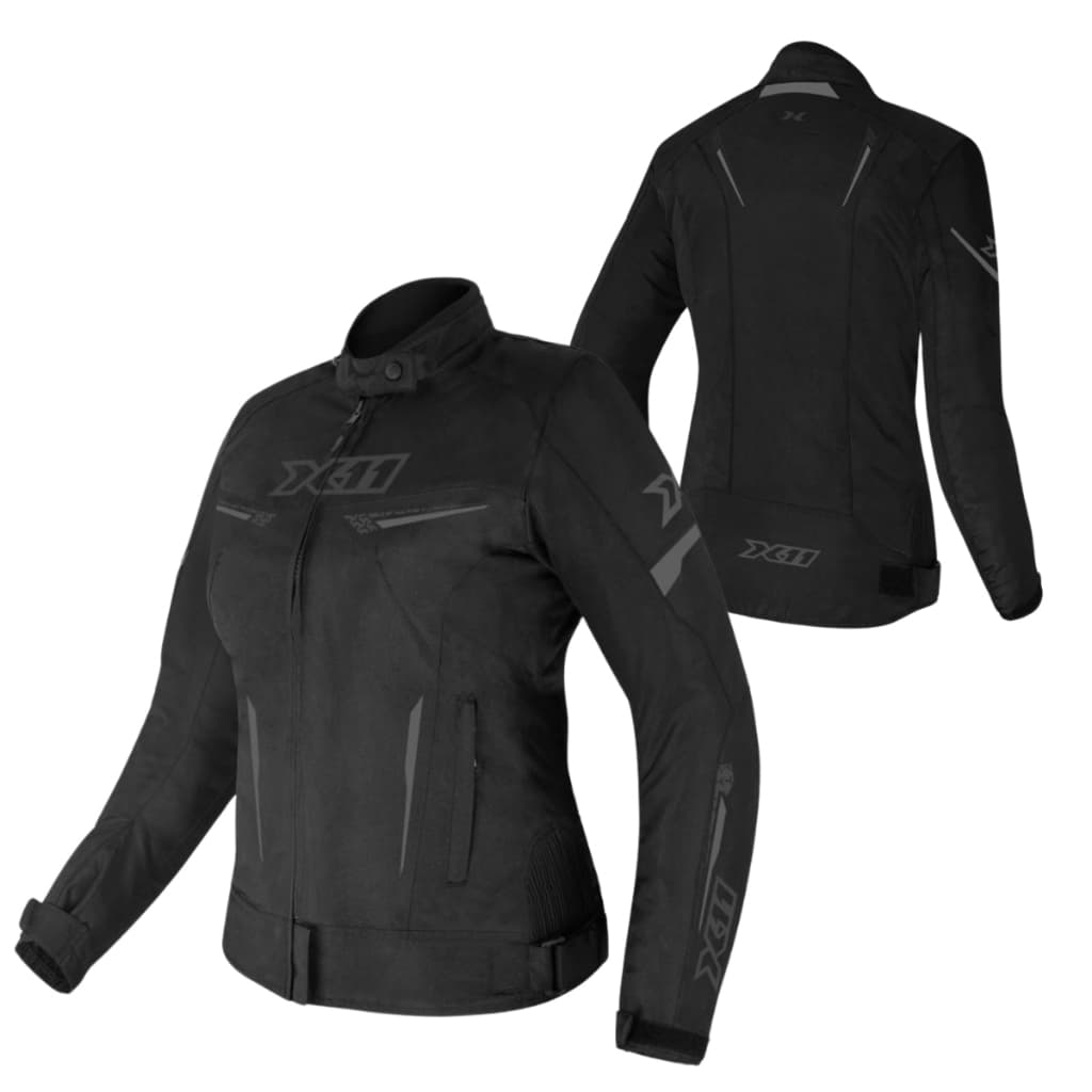 Jaqueta Moto Motociclista Motoqueiro X11 Guard 3 Original Feminina Preta