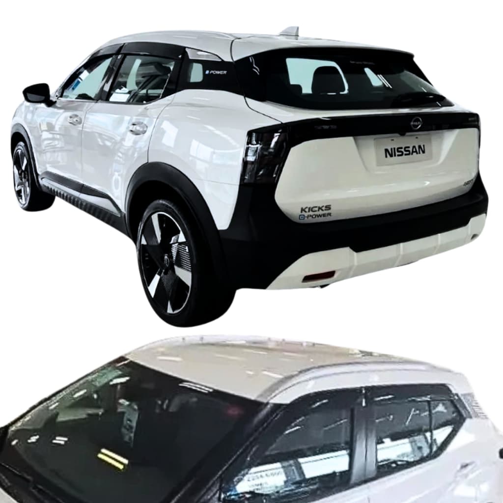 Calha de Chuva Inteiriça Nissan Kicks 2026 4p Defletor Tg Poli 32009