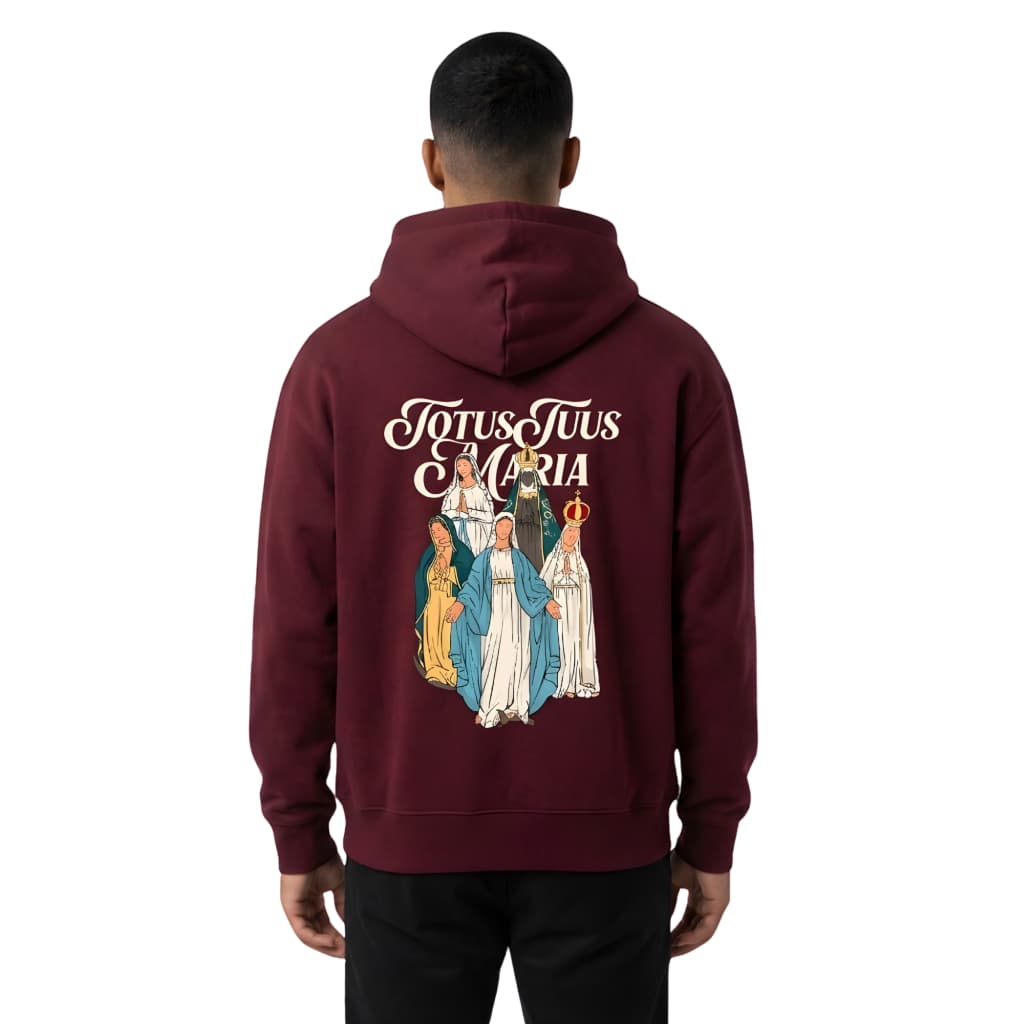 Moletom Unissex Catolico Tottus Maria Nossa senhora Varias Cores 100% Algodão - Lançamento