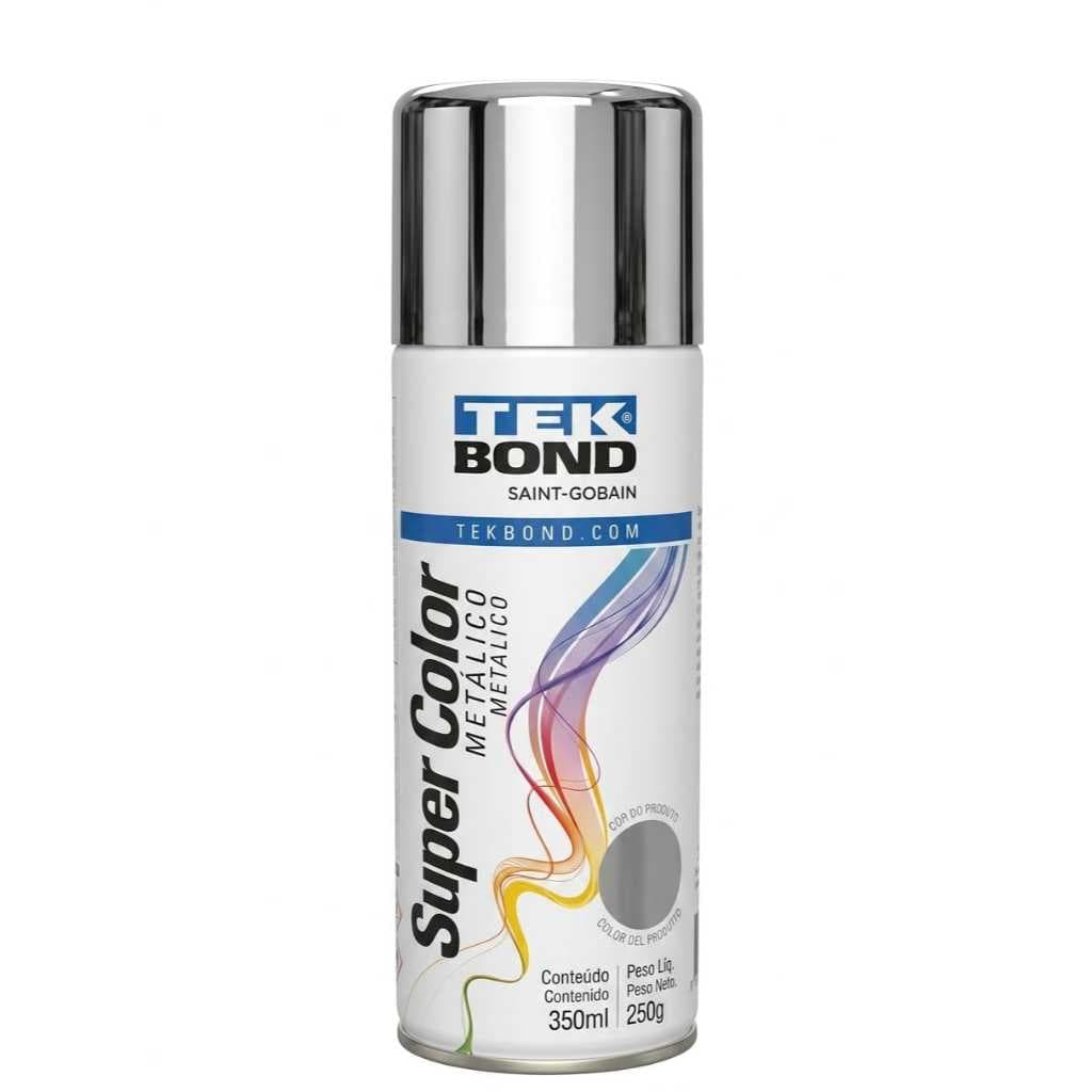 Tinta spray cromado metálico, 350 ml, TEKBOND