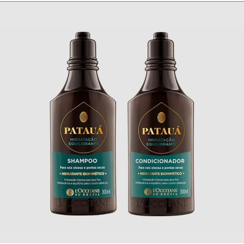 Shampoo  Patauá Hidratação equilibrada 300ml + Condicionador Hidratação equilibrada 300ml L'Occitane au Brésil