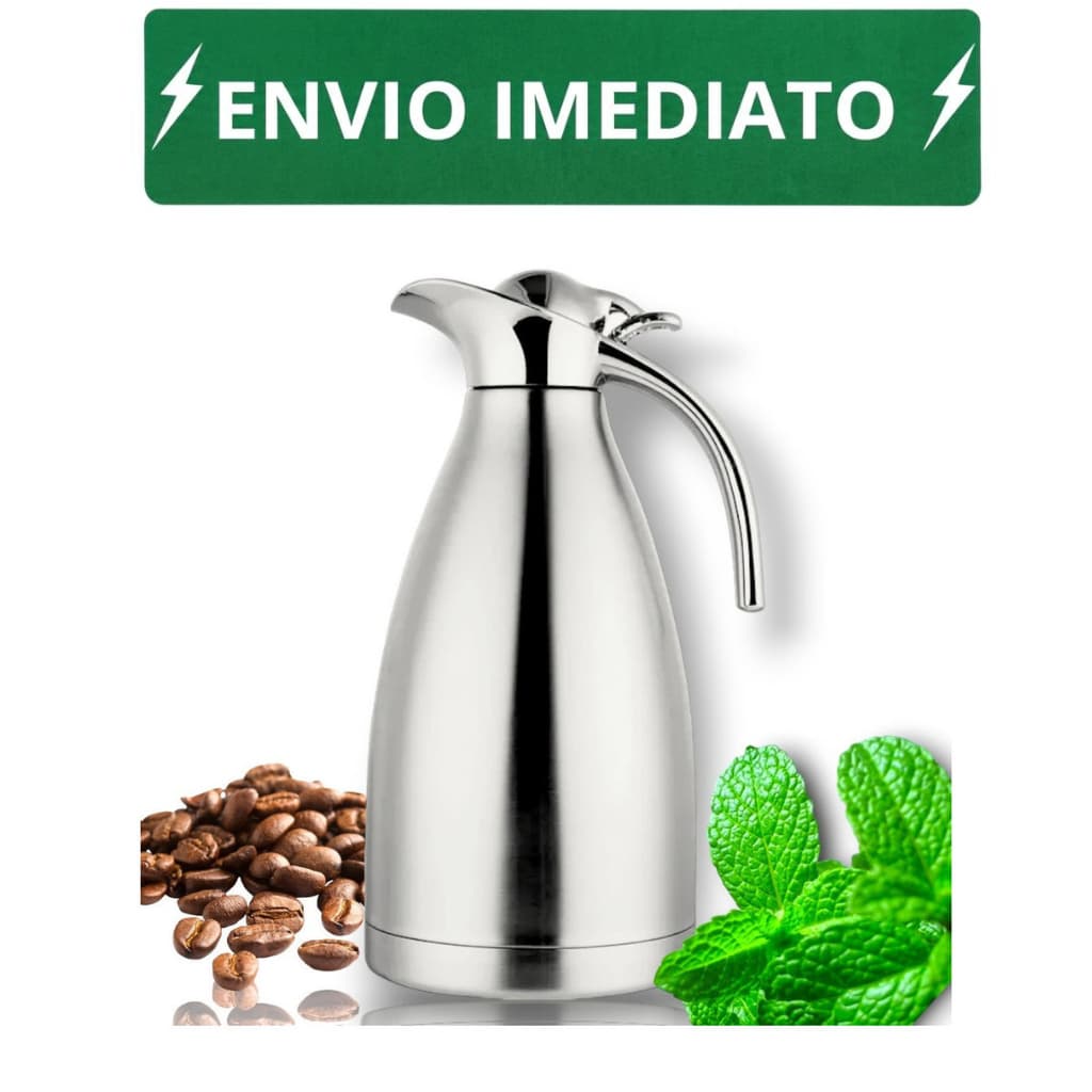 Garrafa Bule Termica Café Inox 1,5 Litros Europeia Clássica