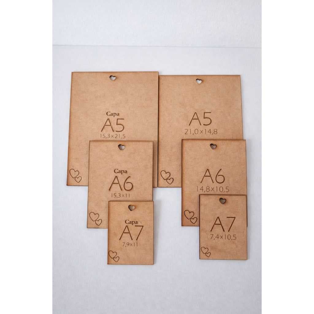 Kit Gabarito para refilar Capas e Miolos - diversos tamanhos