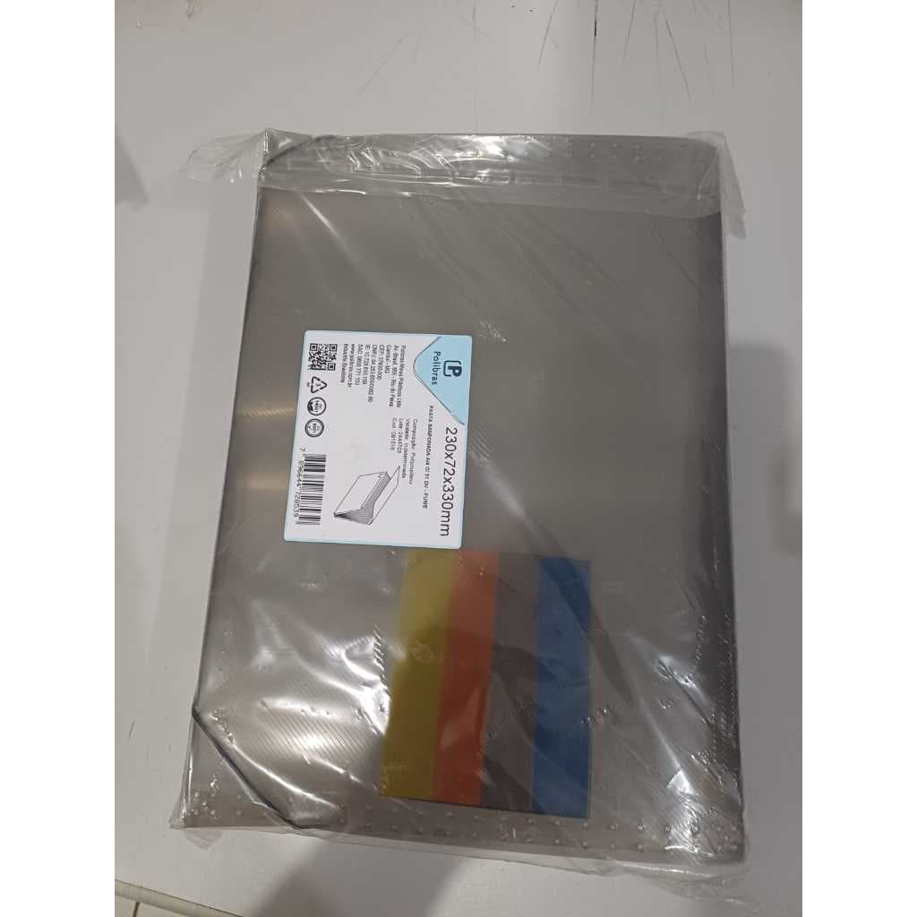 Pasta Sanfonada A/4 31 divisórias fume- Elegante-Grande
