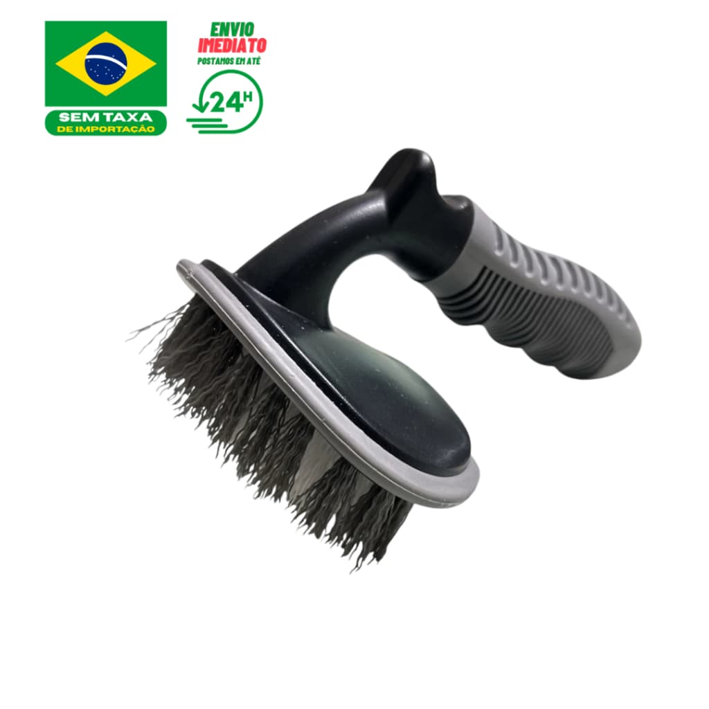 Escova Para Esfregar Pneu Cerdas Nylon Rígidas Limpeza Pesada Automotiva  Borracha Carro Caminhão
