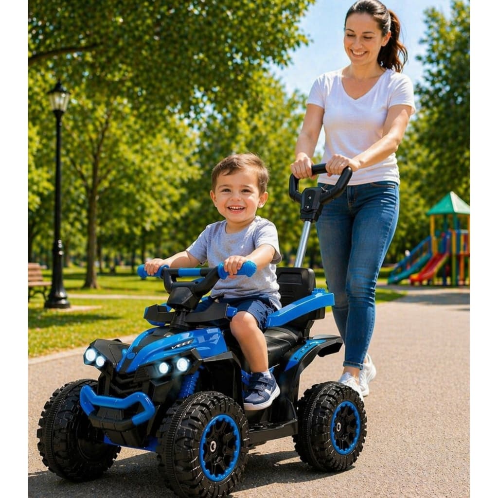 Quadriciclo Eletrico Infantil Veiculo Motorizado Criancas Azul Flash Wheels Pimpi