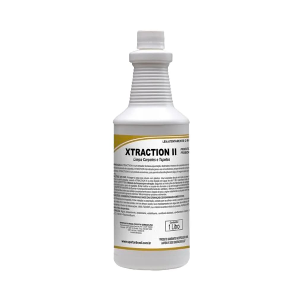 Limpa Carpete Tapete Estofado Xtraction II Spartan 1L