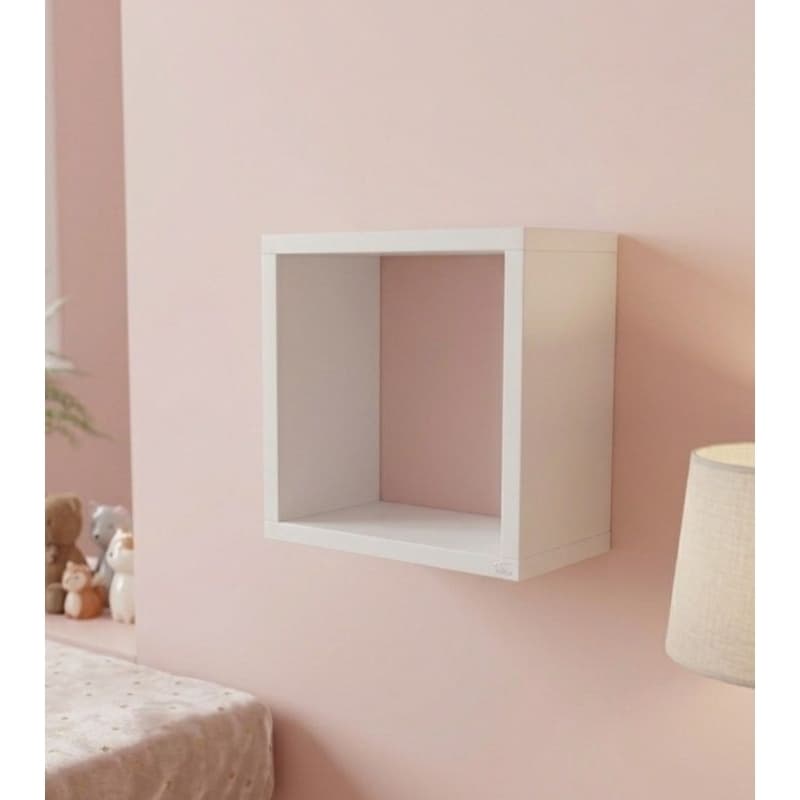 Nicho 100% MDF Branco 20x20x12 Prateleira Cubo Decorativo Parede Fabricação Própria