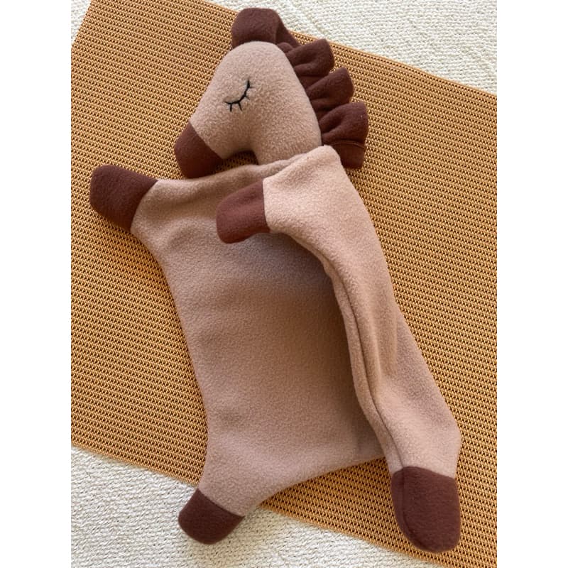 Naninha Cavalinho Bebê Pelúcia Macia Antialérgica Para Dormir Infantil Conforto Presente Recém Nascido
