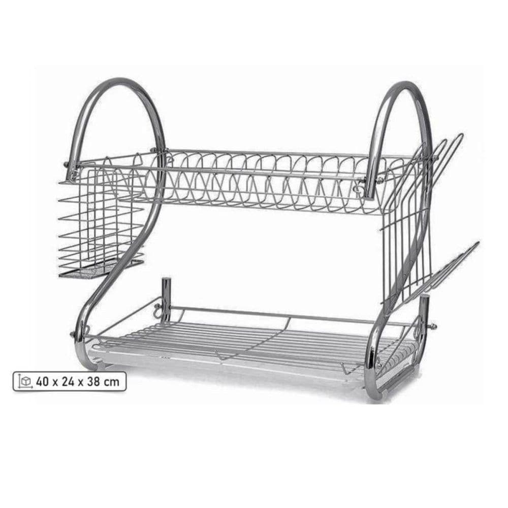 Escorredor Loucas Metal Organizador Talheres Copos Cozinha Pratico Duravel