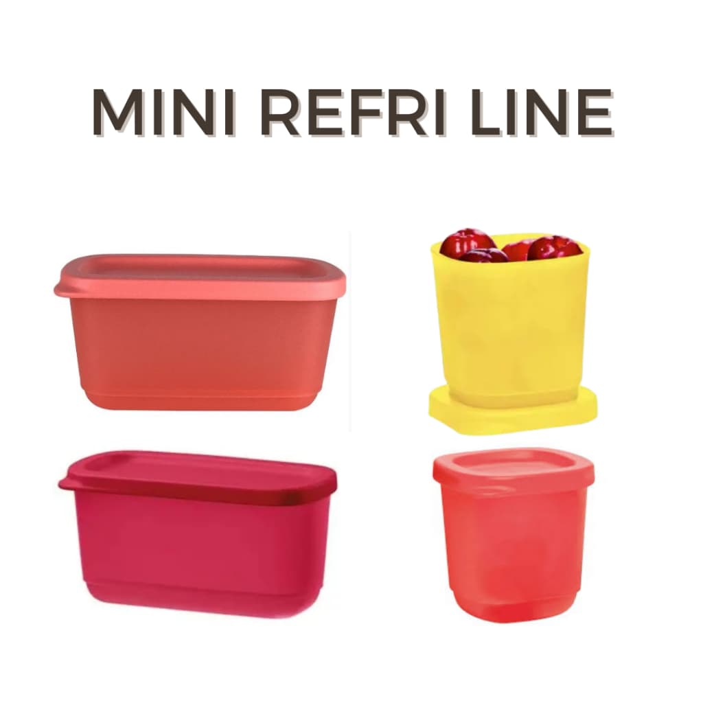 MINI REFRI LINE 250 E 110ml TUPPERWARE ORIGINAL PEQUENO POTINHO PORTÁTIL DE BOLSA LANCHE FRUTAS