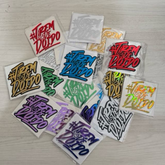 ADESIVO HOLOGRAFICO TREM DE DOIDO