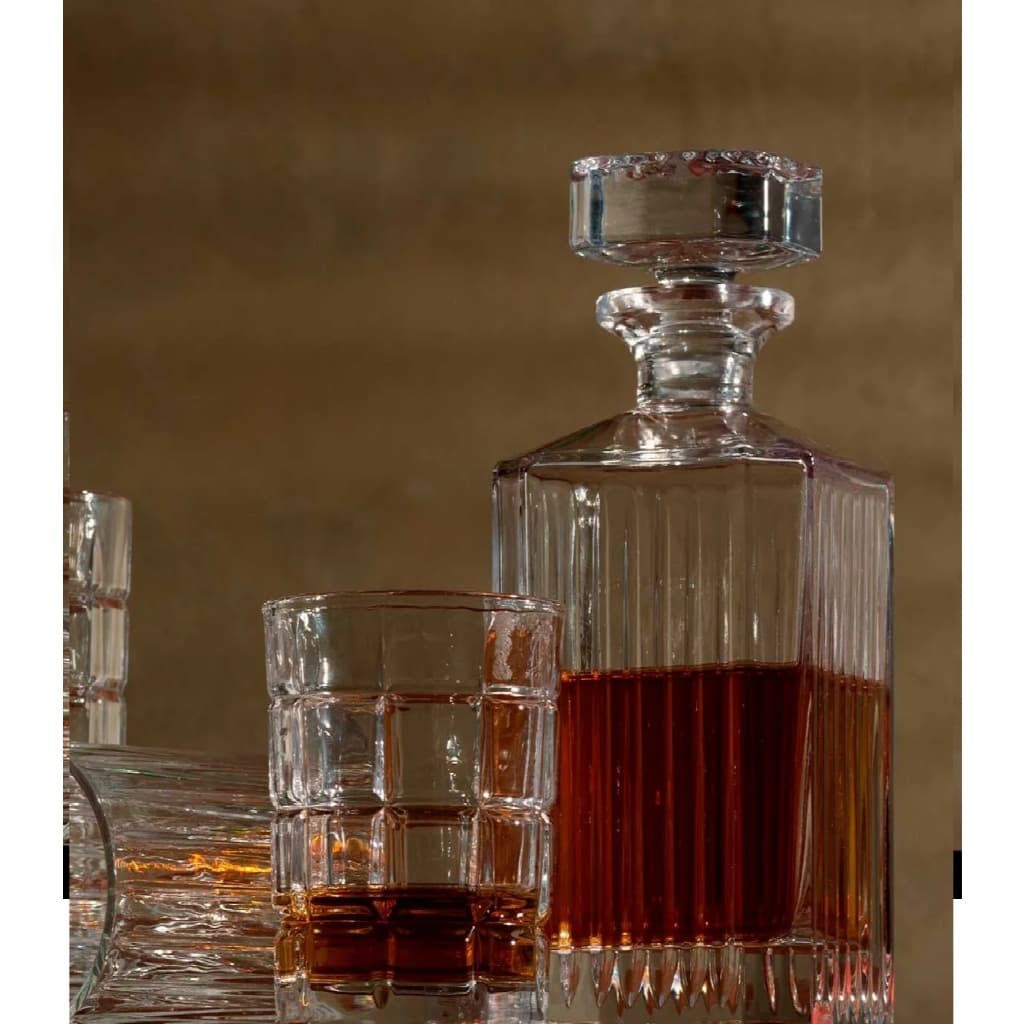 Garrafa De Wisky Ou Licor Cristal Para Trabalhada 800ml Capacidade
