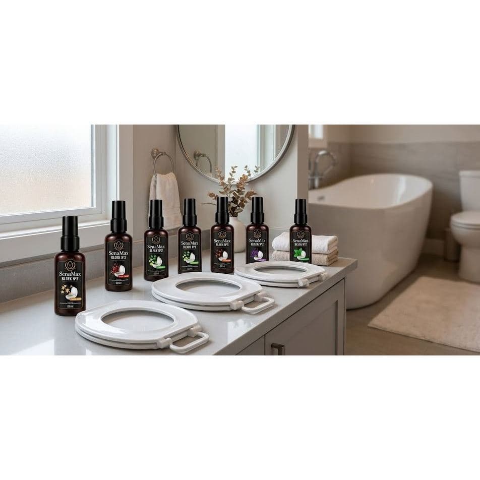 Bloqueador Aromático Sanitário Diversos Aromas Neutralizador Odores Banheiro 60ml Cheiro Agradável