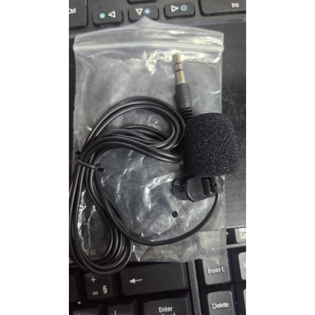 Microfone externo de lapela, profissional de alta qualidade, som claro, lavalier, para celular 120cm