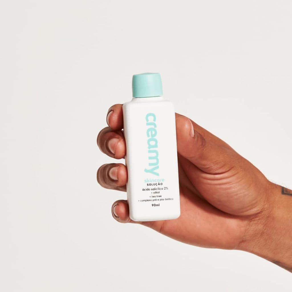 Creamy Skincare Ácido Salicílico 90ml | Ameniza Linhas Finas, Rápida Absorção, Diminui o Brilho Excessivo