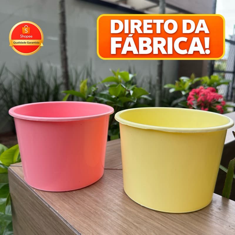 Kit 5 Baldes de Pipoca 1,5L Plástico | Lembrancinha e Festas
