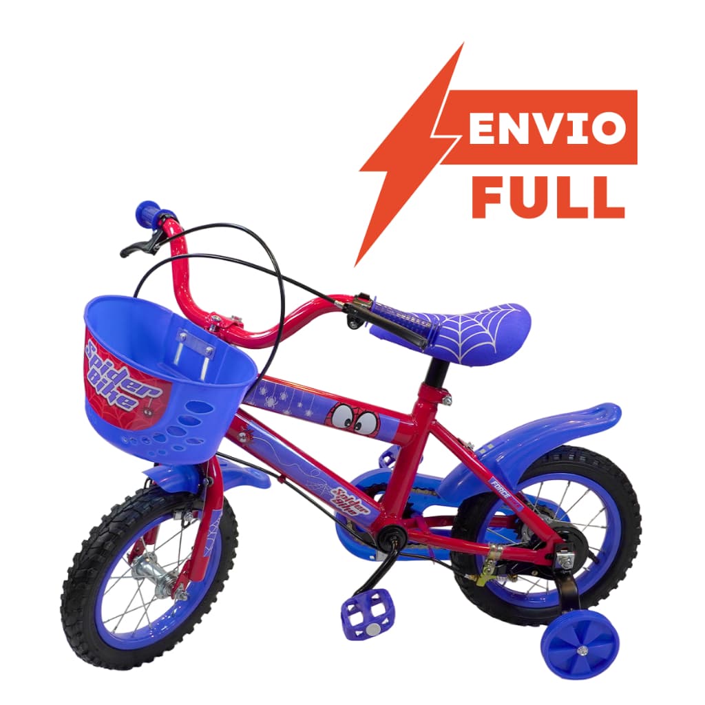 Bicicleta aro 12 RODA AÇO PNEU BORRACHA - a partir 2 Anos - Freio Traseiro e Dianteiro -- Inmetro
