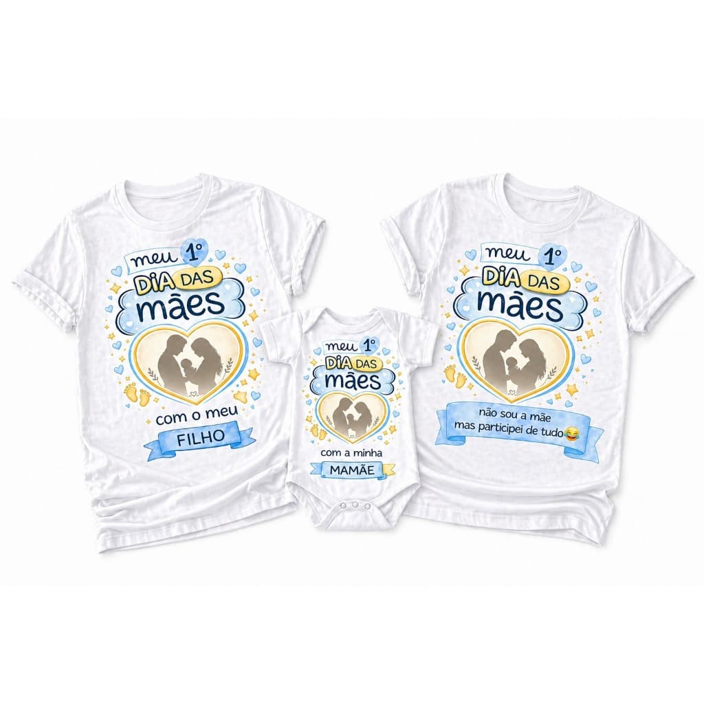 Kit Tal Mãe, Tal Família Meu 1o Dia Das Mães Com Body Bebê