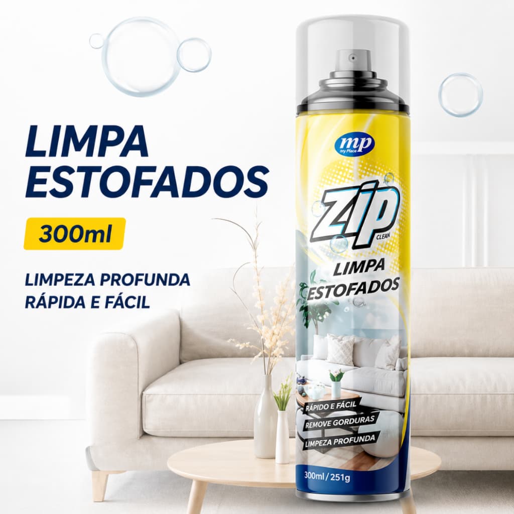 Limpa Estofados 300ml - Spray  Zip