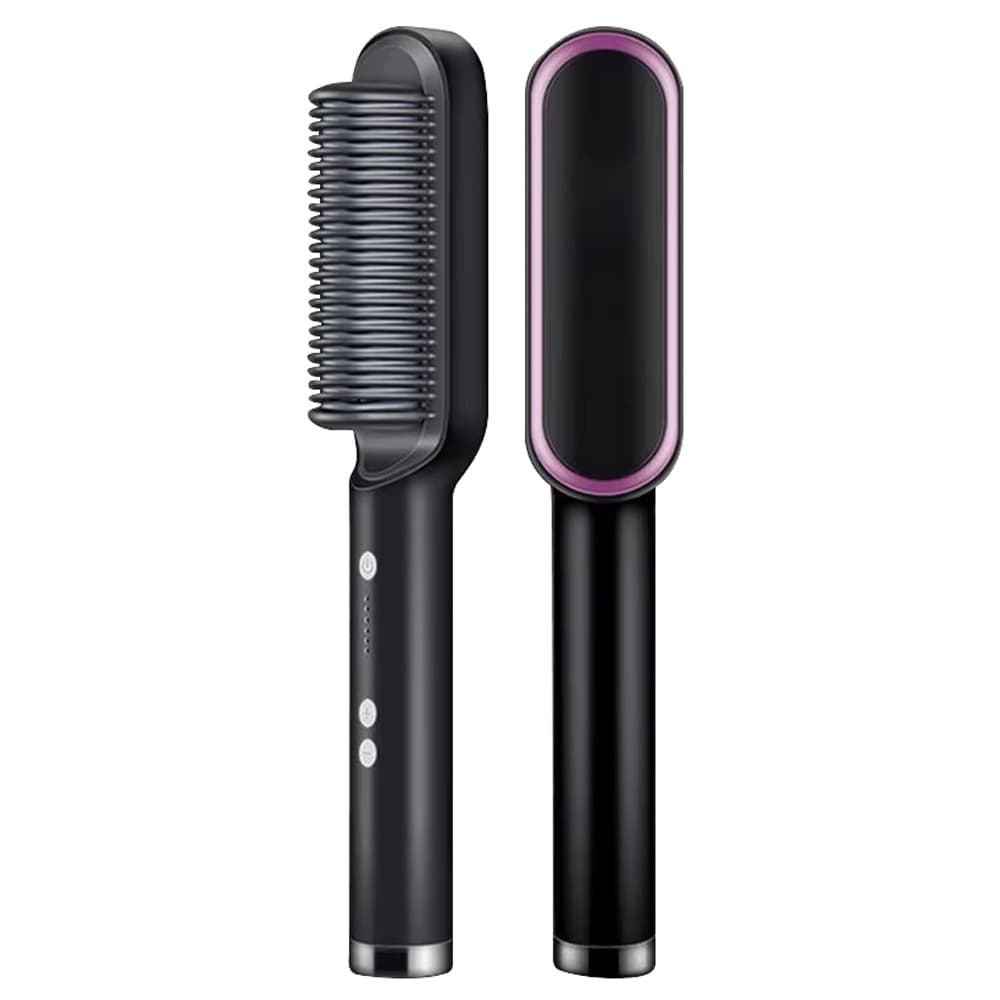 Escova Alisadora de Cabelo Elétrica Bivolt Alisa e Modela deixa seus cabelos lindos