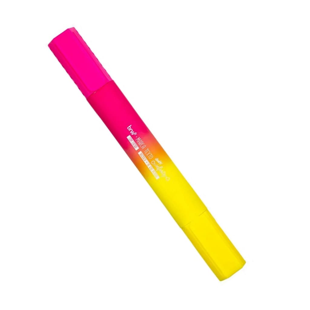 Marca Texto Gigante Neon Double Infinity Com Cheirinho 2 Cores BRW
