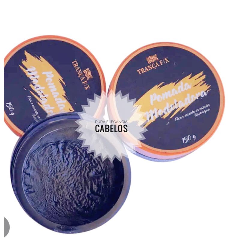 Pomada Cera Modeladora – Alta Fixação | Ideal para Baby Hair, Penteados e Tranças