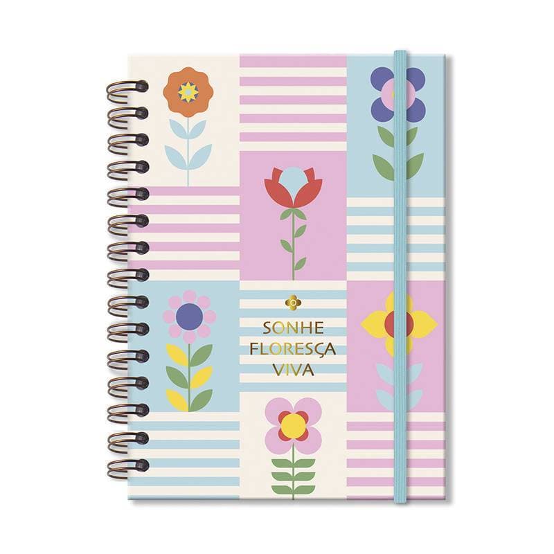 Planner Diário Floral Gráfico