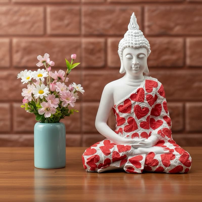 Buda Hindu Tibetano Arquetipo Gesso Enfeite Decoração Zen Esotérico