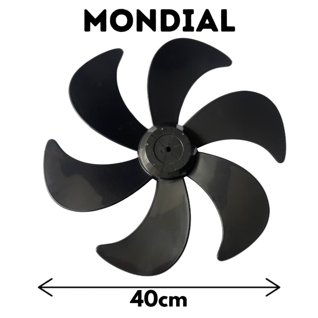 Hélice p/ Ventilador Mondial  40cm Preta