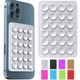 Suporte Ventosa Para Celular Silicone Colorido Fita Adesiva Coreano