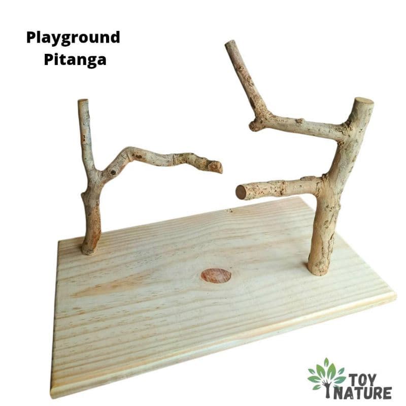 Playground ave Calopsita Diversão Toy Nature Playgrounds 100% natural enriquecimento ambiental