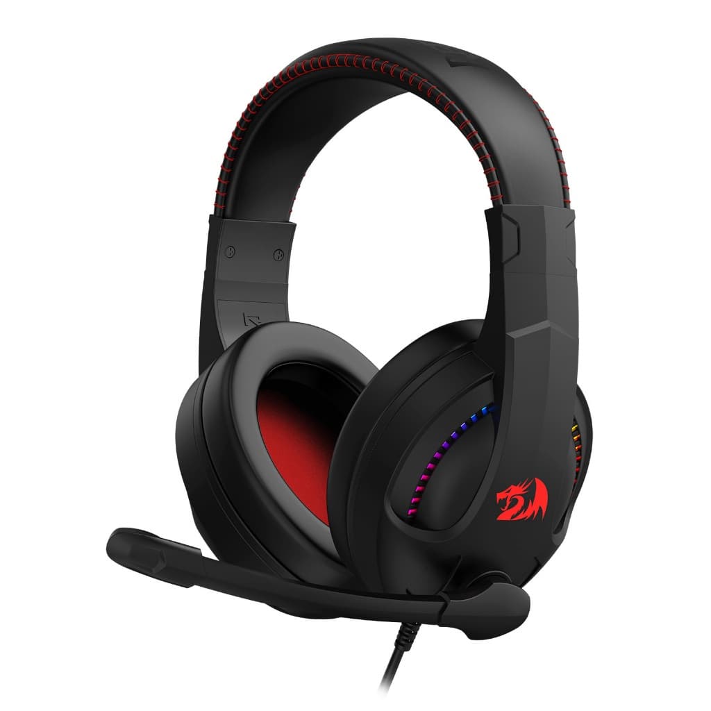 HEADSET REDRAGON CRONUS H211-RGB CONEXÃO P3 PRETO