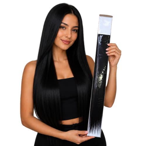 Alongamento com Fita Invisível 100% Cabelo Humano Natural Leve e Imperceptível