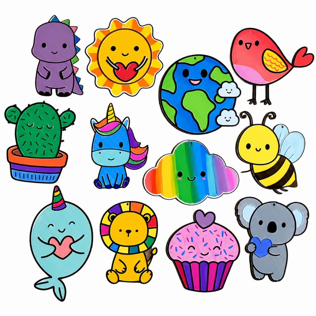 Kit Incrível com 4 Placas Para Colorir E Pintar Infantil Brinquedo Resistente Diversão Imaginação